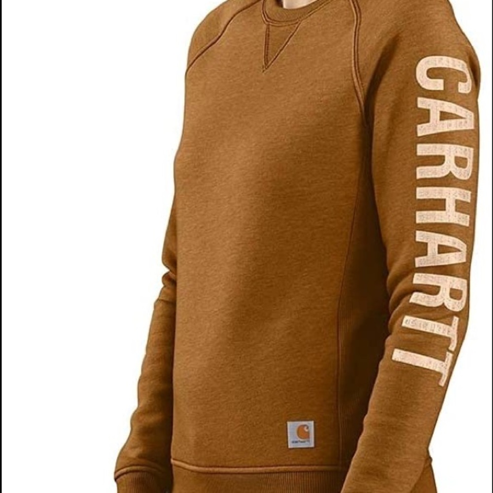 Brown Carhartt crewneck sweater